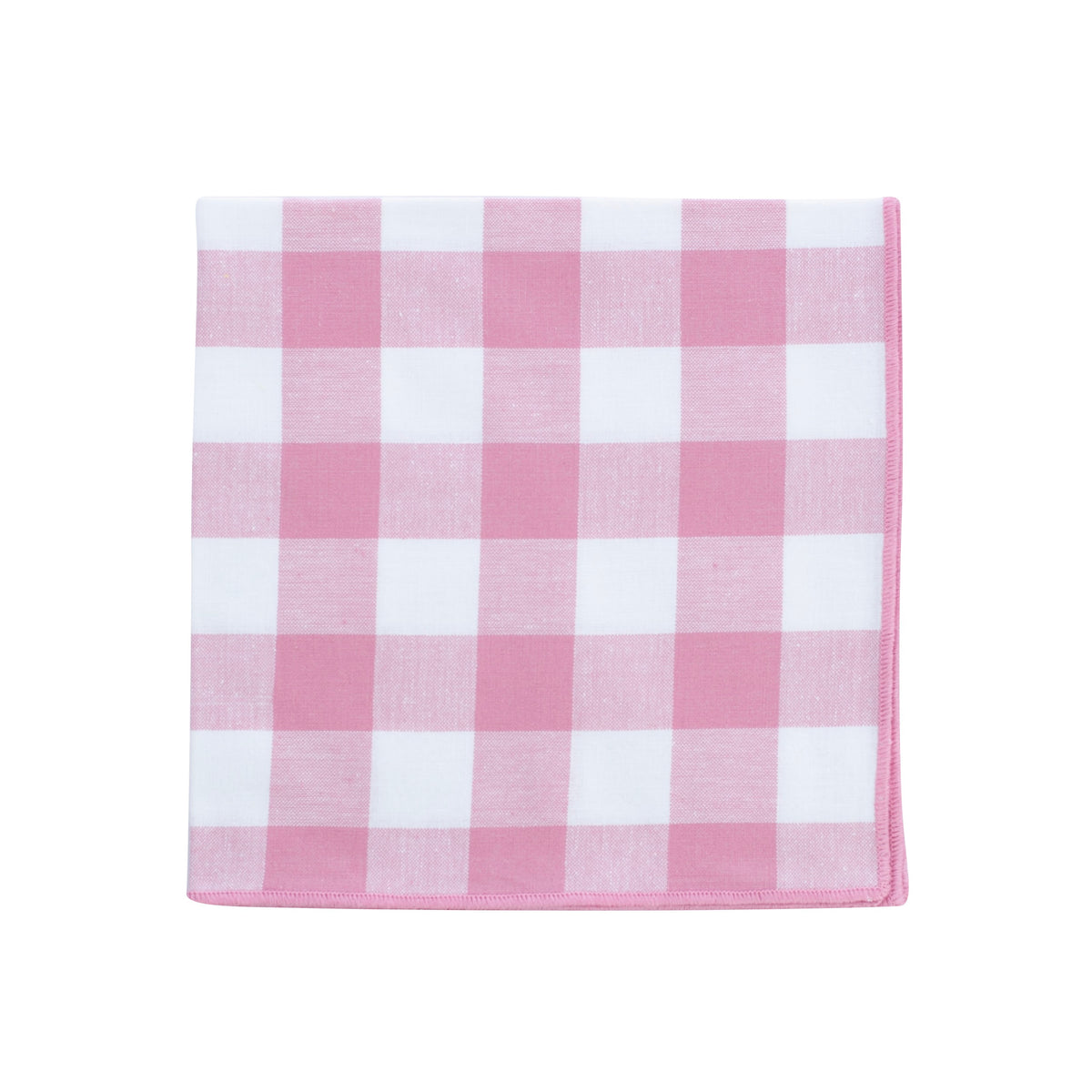 Serviette Elli rose/weiss, Karo 3cm
