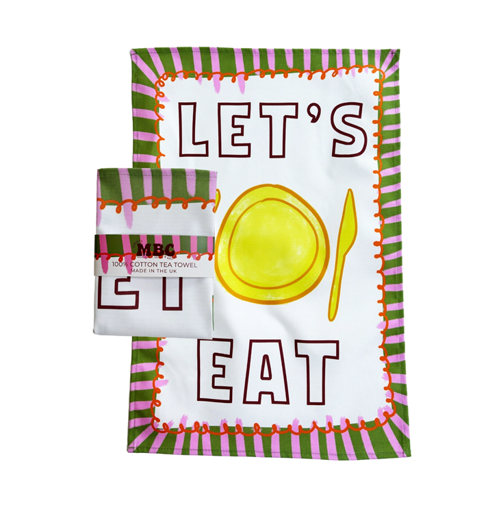Geschirrtuch Let's Eat