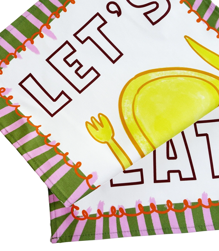 Geschirrtuch Let's Eat