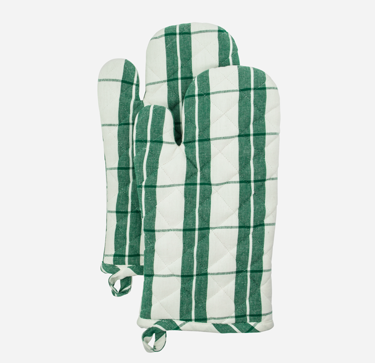 Ofenhandschuhe 2er-Set grün