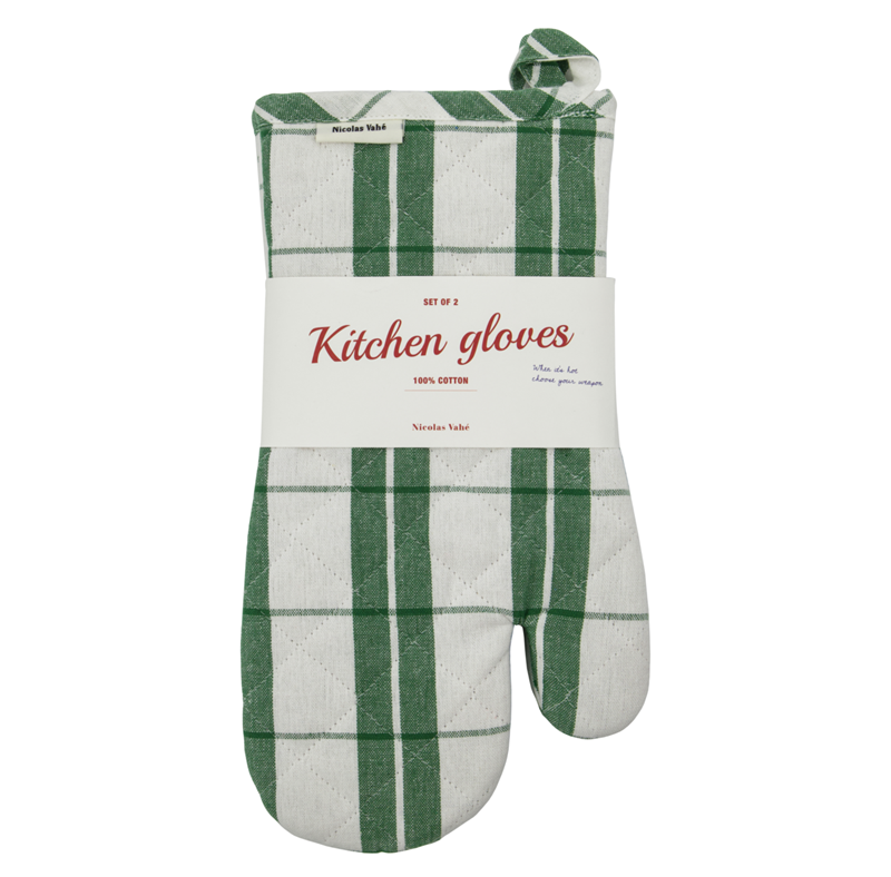 Ofenhandschuhe 2er-Set grün