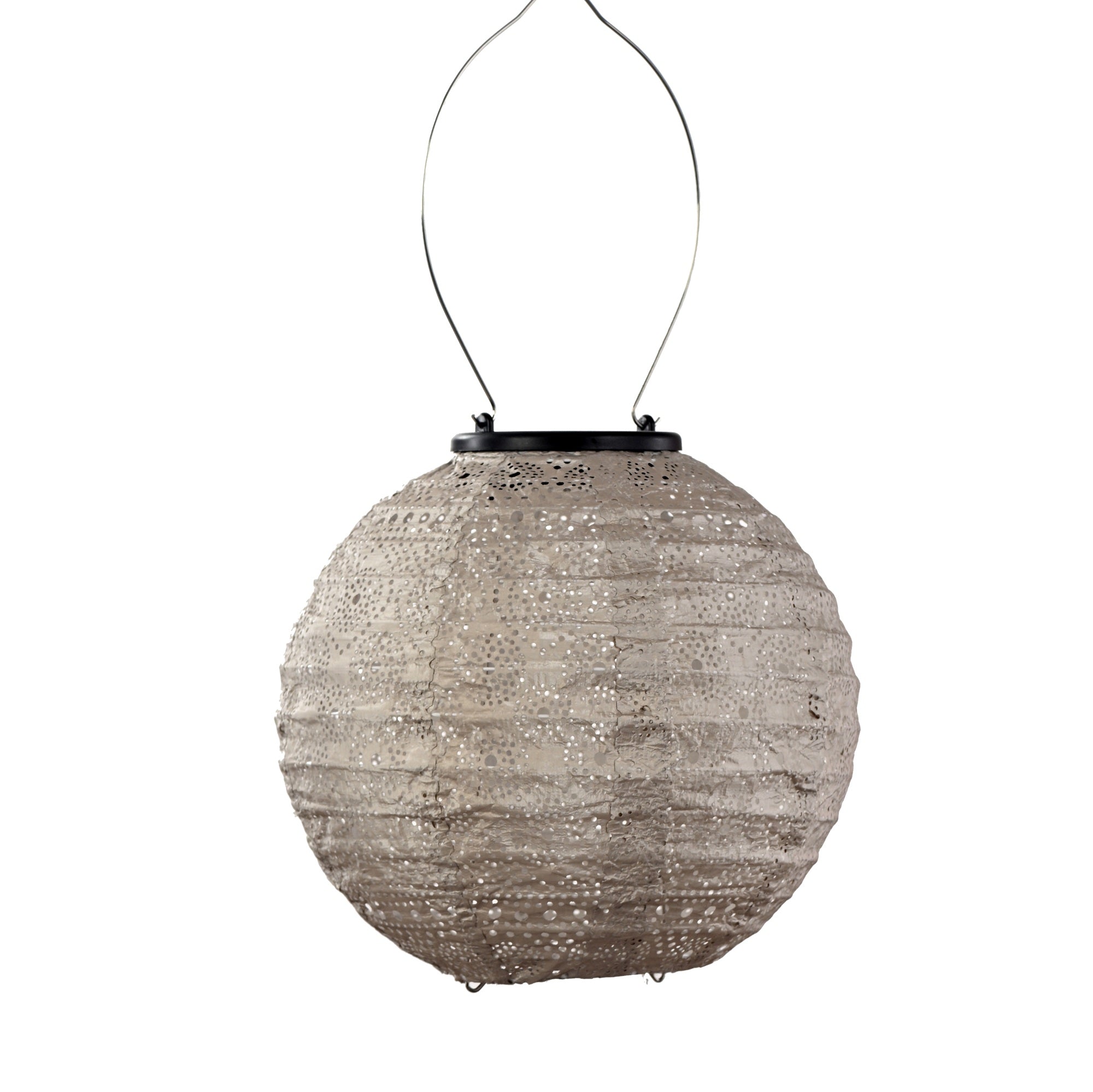Solar Lampion Spectare rund light taupe