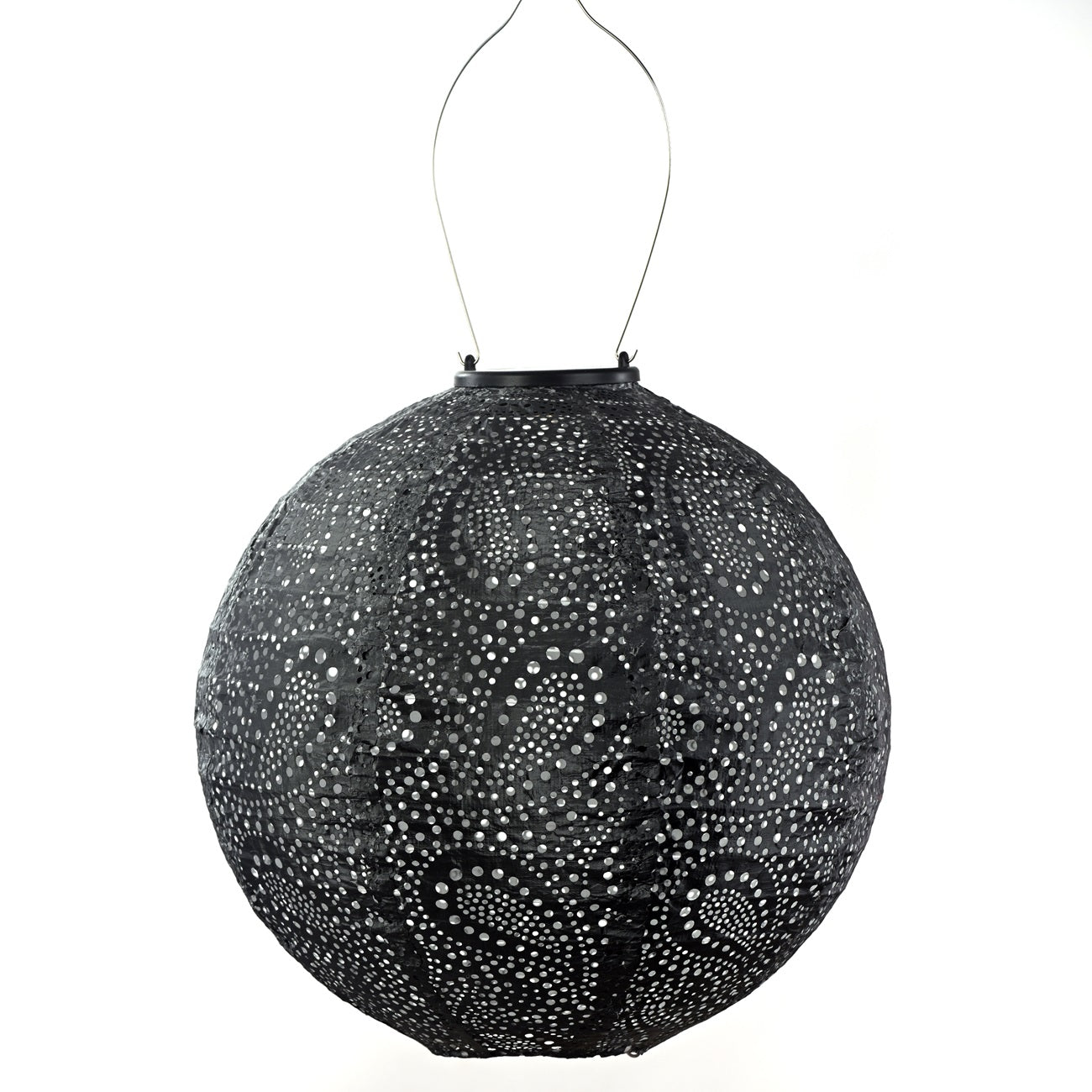 Solar Lampion Paisley rund