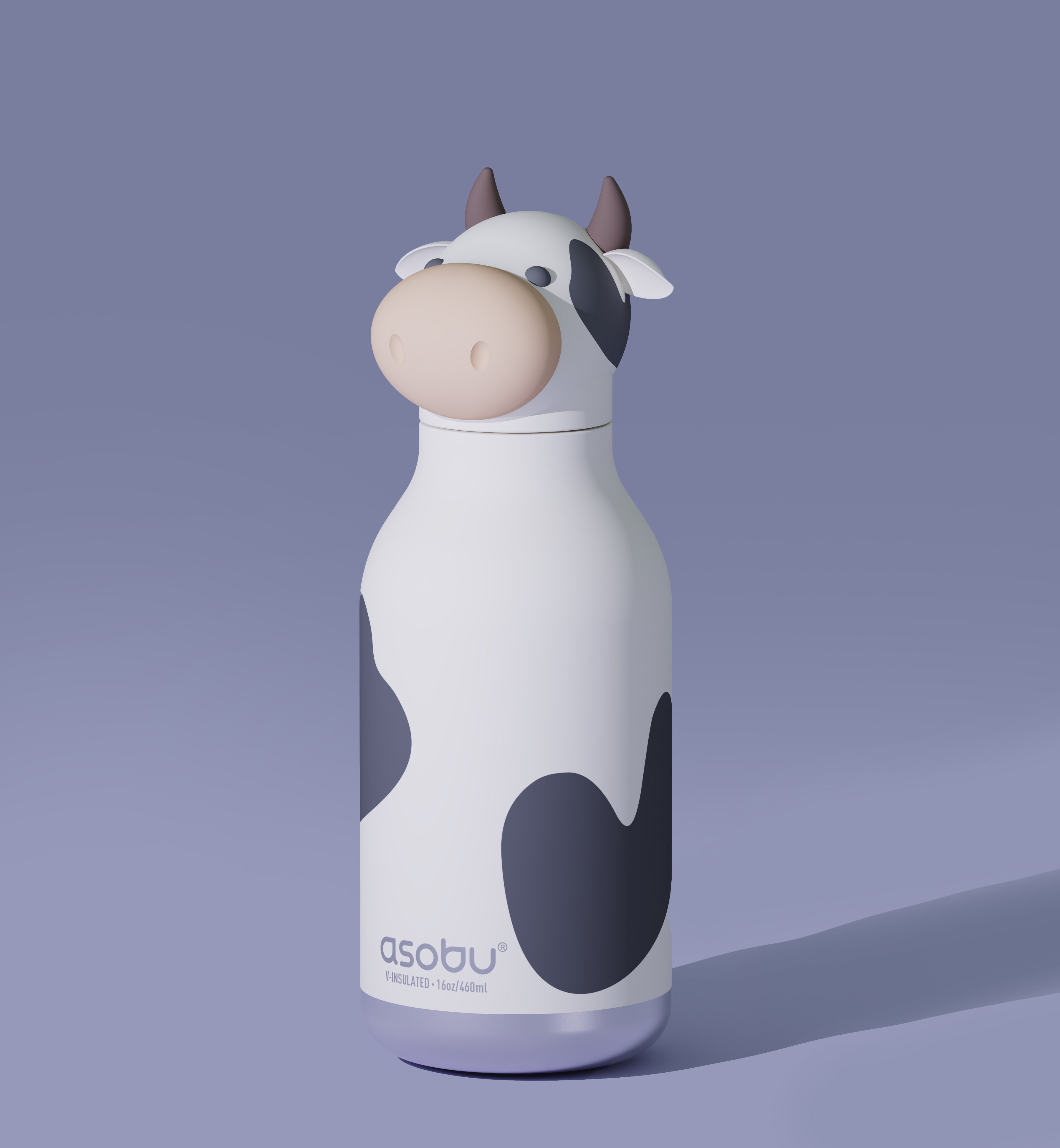 Trinkflasche Bestie Bottle - Kuh