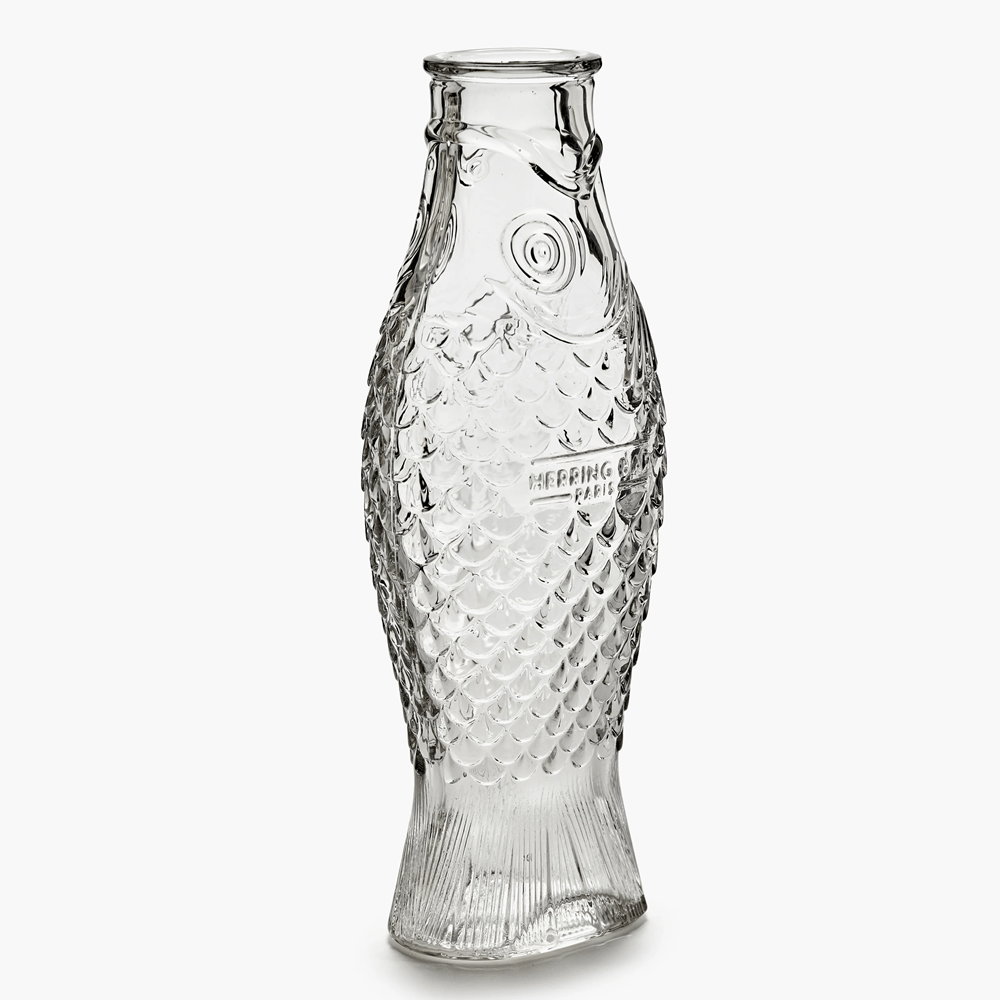 Glas Karaffe Fisch