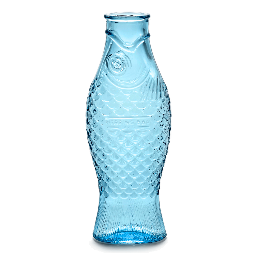Glas Karaffe Fisch