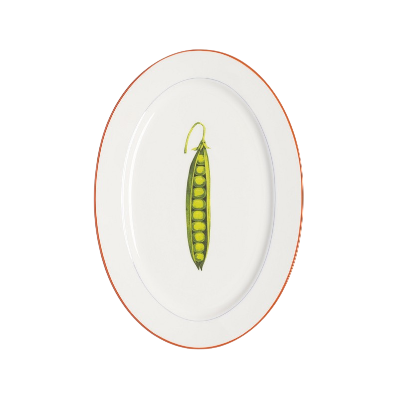 Servierplatte Erbsen