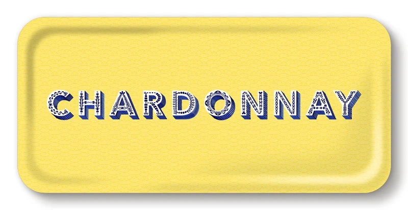 Tablett Chardonnay yellow 32x15 cm