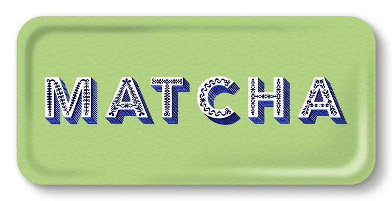 Tablett Matcha 32x15 cm