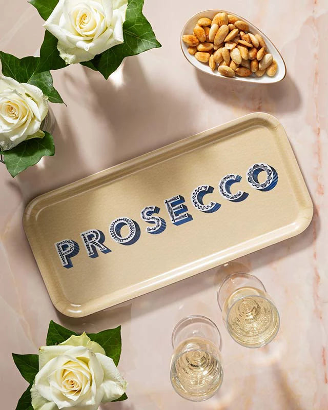 Tablett Prosecco cream 32x15 cm