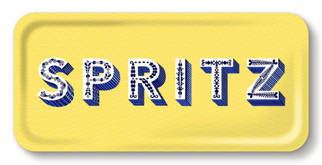 Tablett Spritz yellow 32x15 cm
