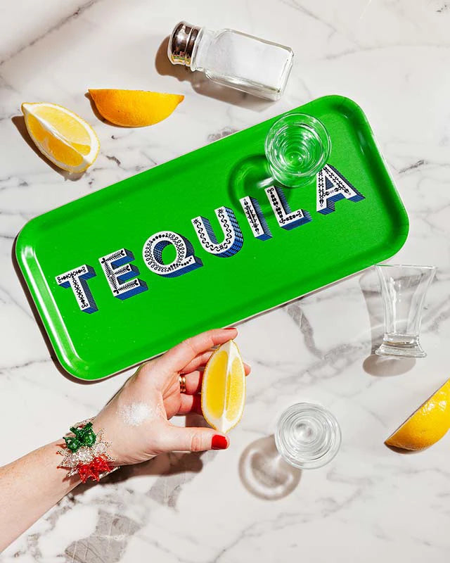 Tablett Tequila green 32x15 cm