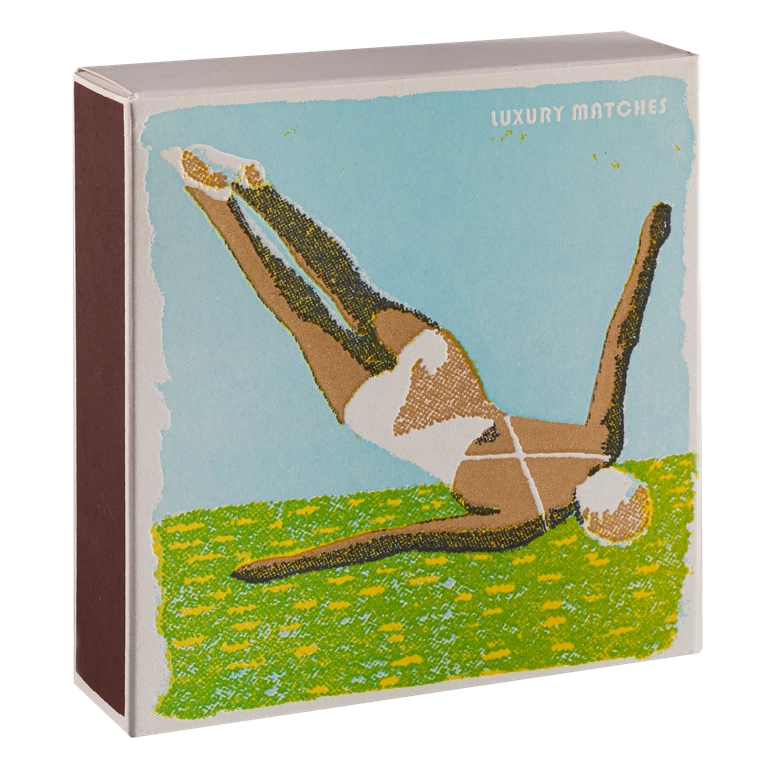 Streichhölzer Die Taucherin