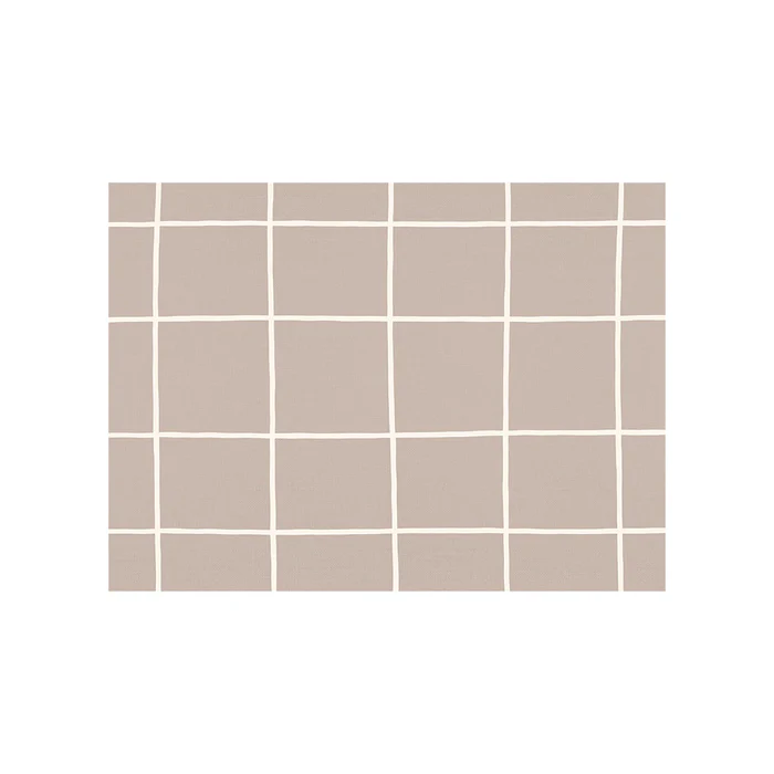 Tischset Vinyl Grid beige