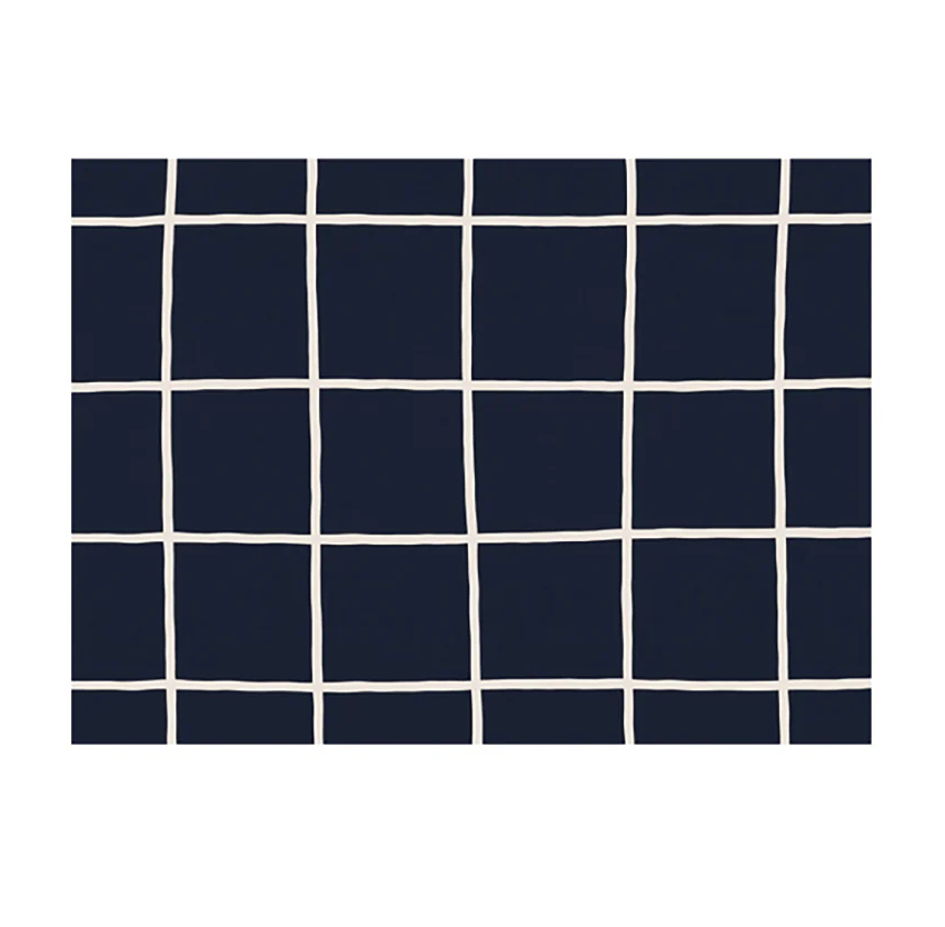 Tischset Vinyl Grid dunkelblau