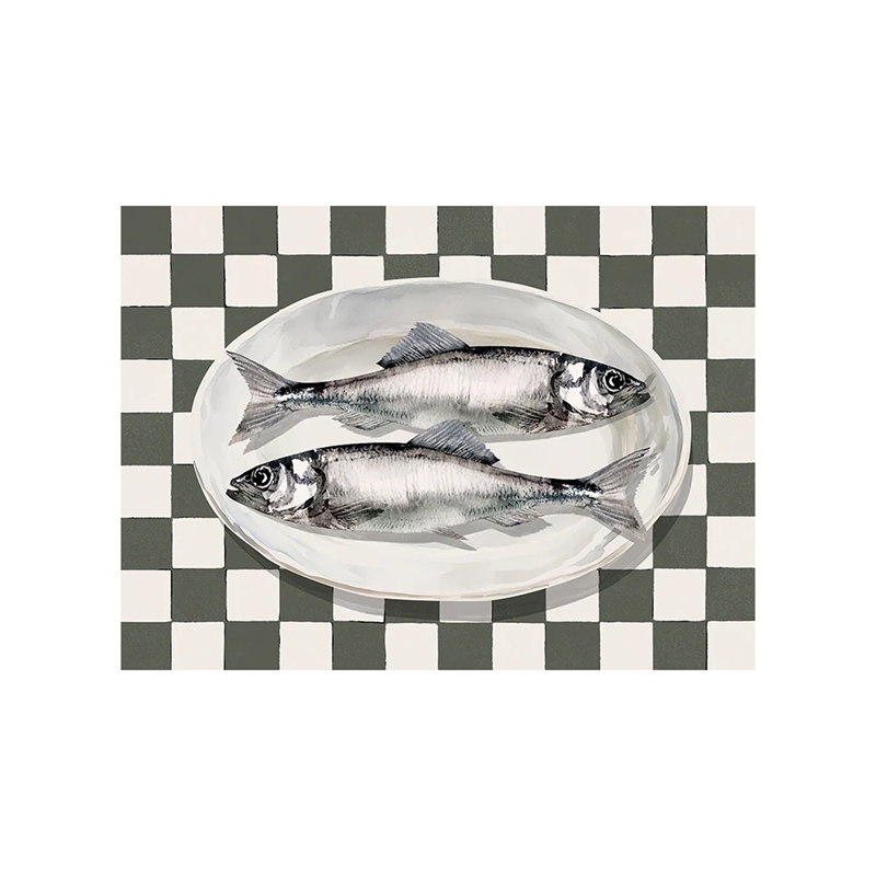 Tischset Vinyl Fische