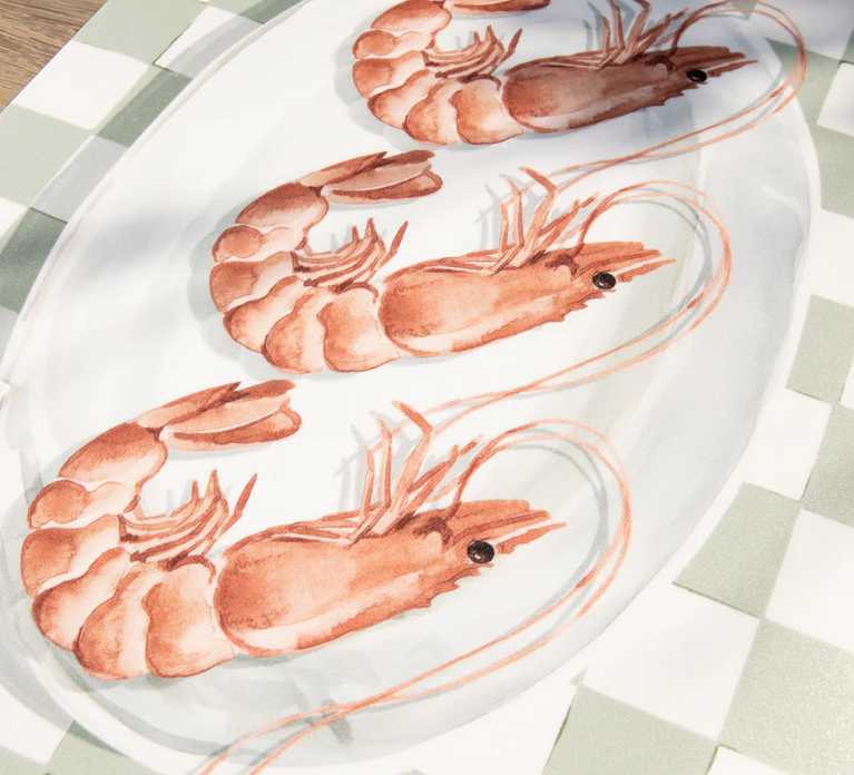 Tischset Vinyl Shrimp