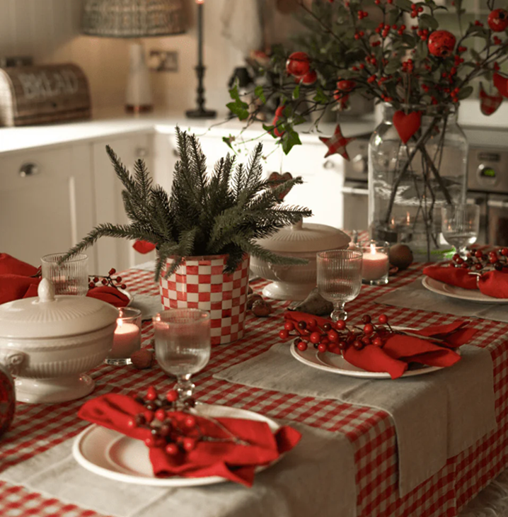 Leinen Tischtuch 140x140cm