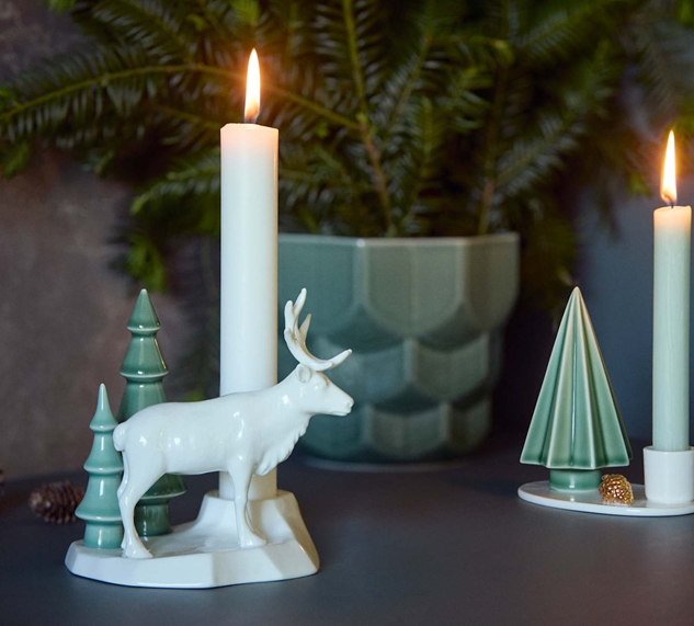 Kerzenständer Renntier - für 3cm Kerzen