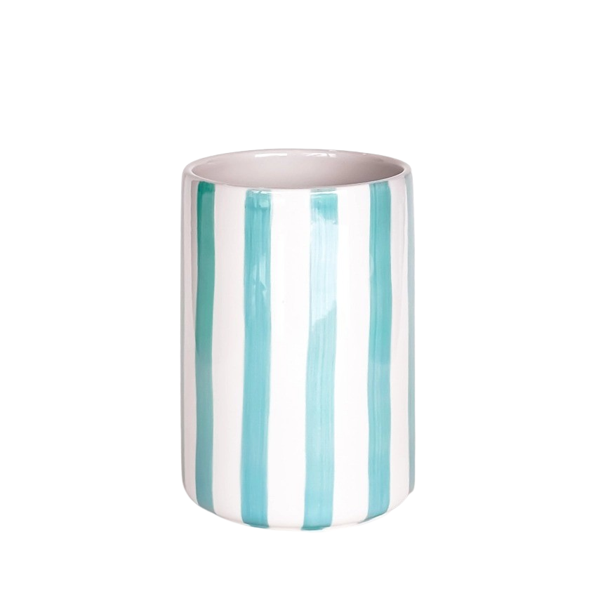 Vase mit Streifen