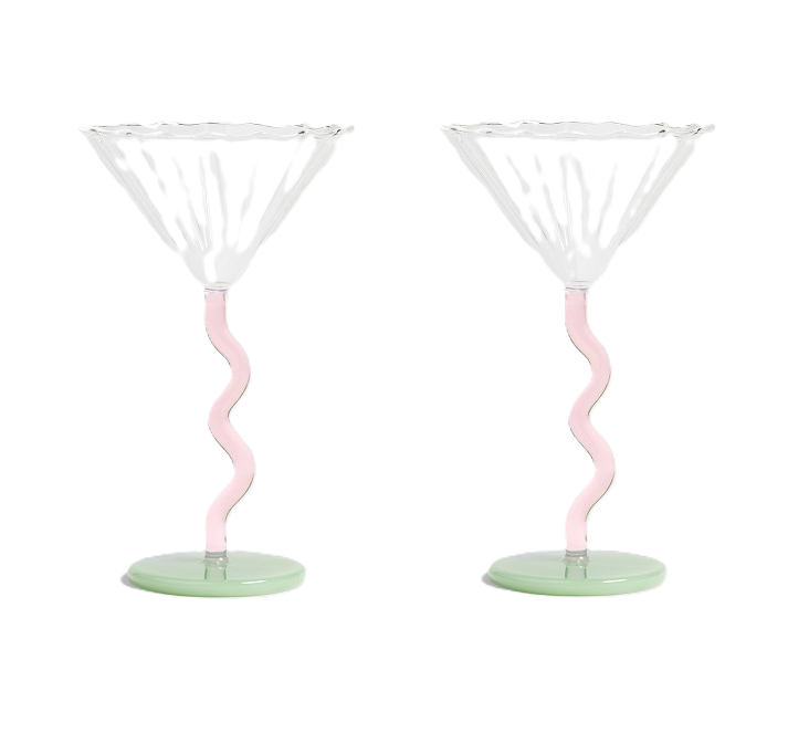 Glas Coupe Curve 2er Set