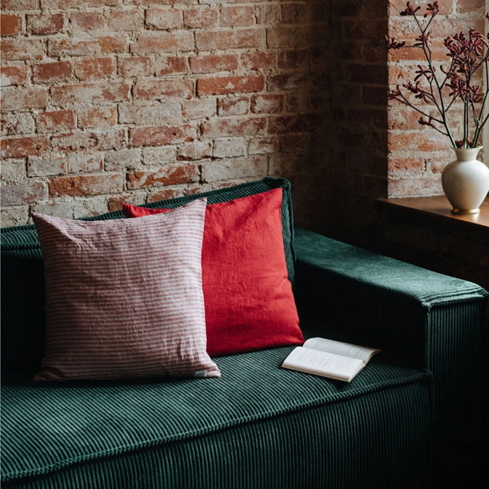 Leinen Kissenbezug 40x40cm