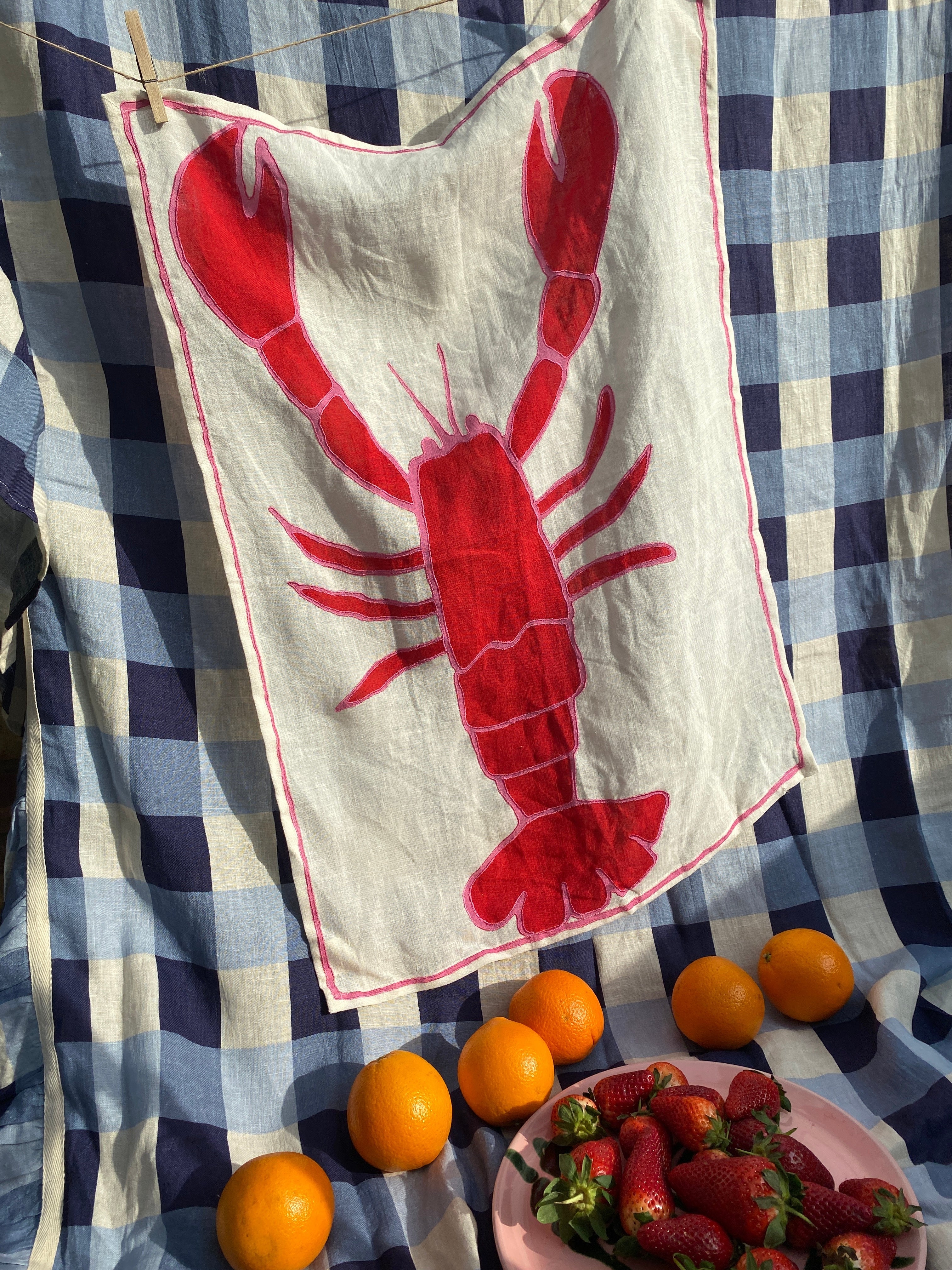 Geschirrtuch Lobster