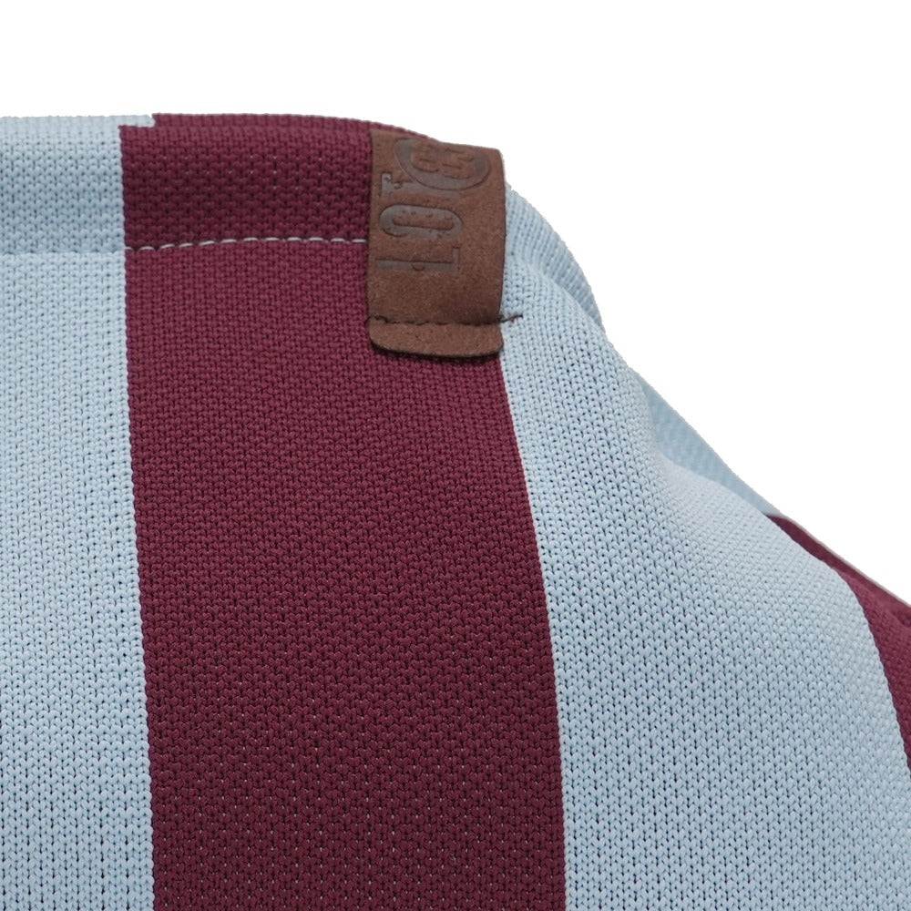 Tasche Emma aubergine/hellblau
