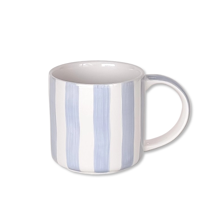Henkelbecher mit Streifen