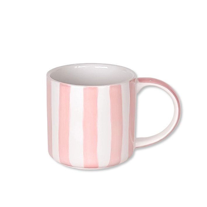 Henkelbecher mit Streifen