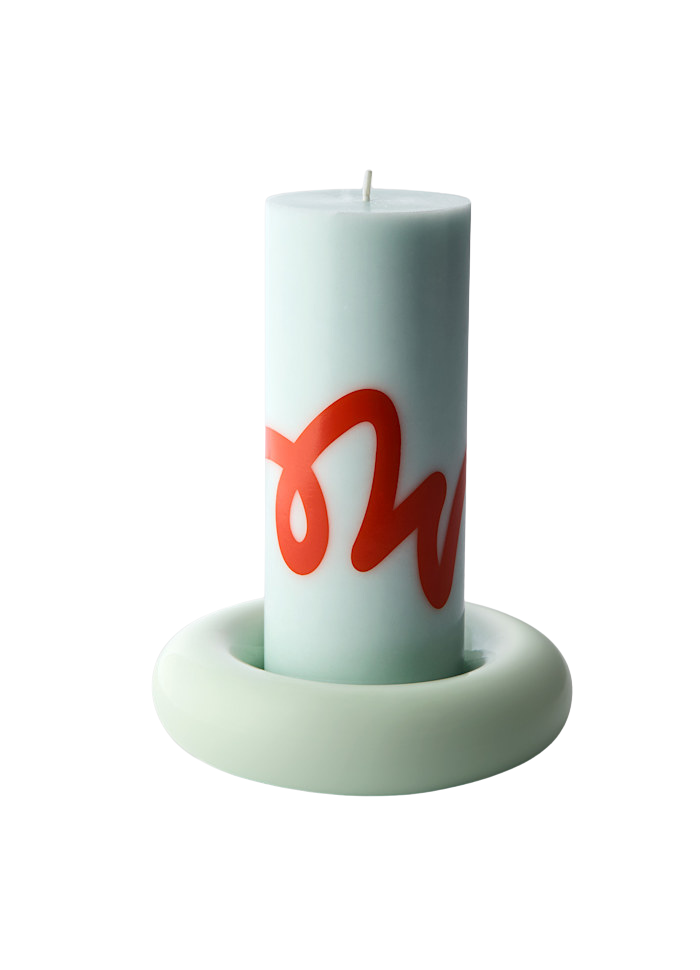 Keramik Kerzenhalter und Schälchen