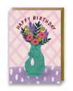 Postkarte Happy Birthday Gluckigluck sea green