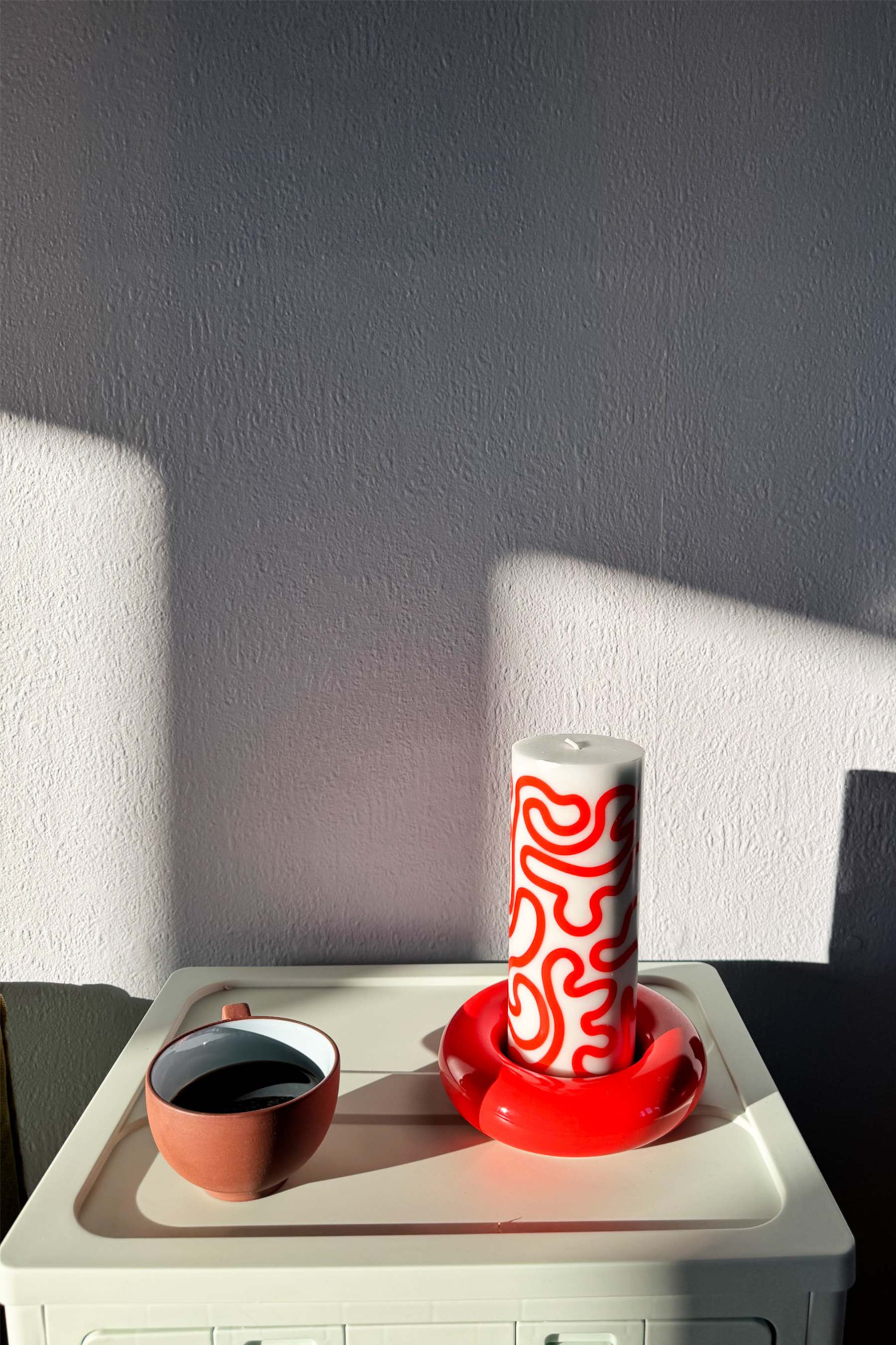 Keramik Kerzenhalter und Schälchen