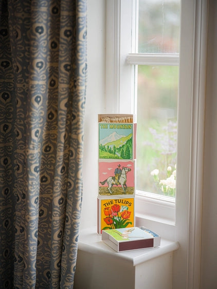 Streichhölzer Rosa Cowboy