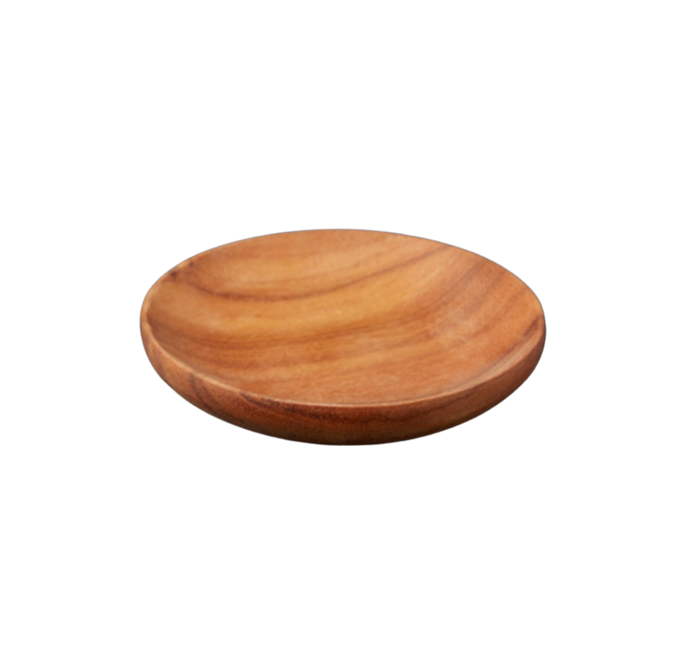 Schale flach mini Teak